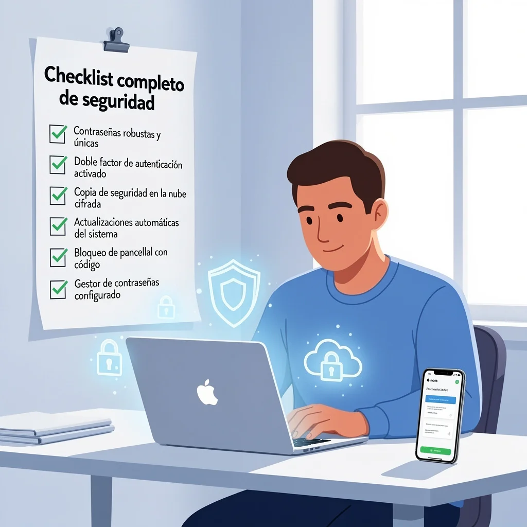 Seguridad Apple para autónomos: guía completa 2026
