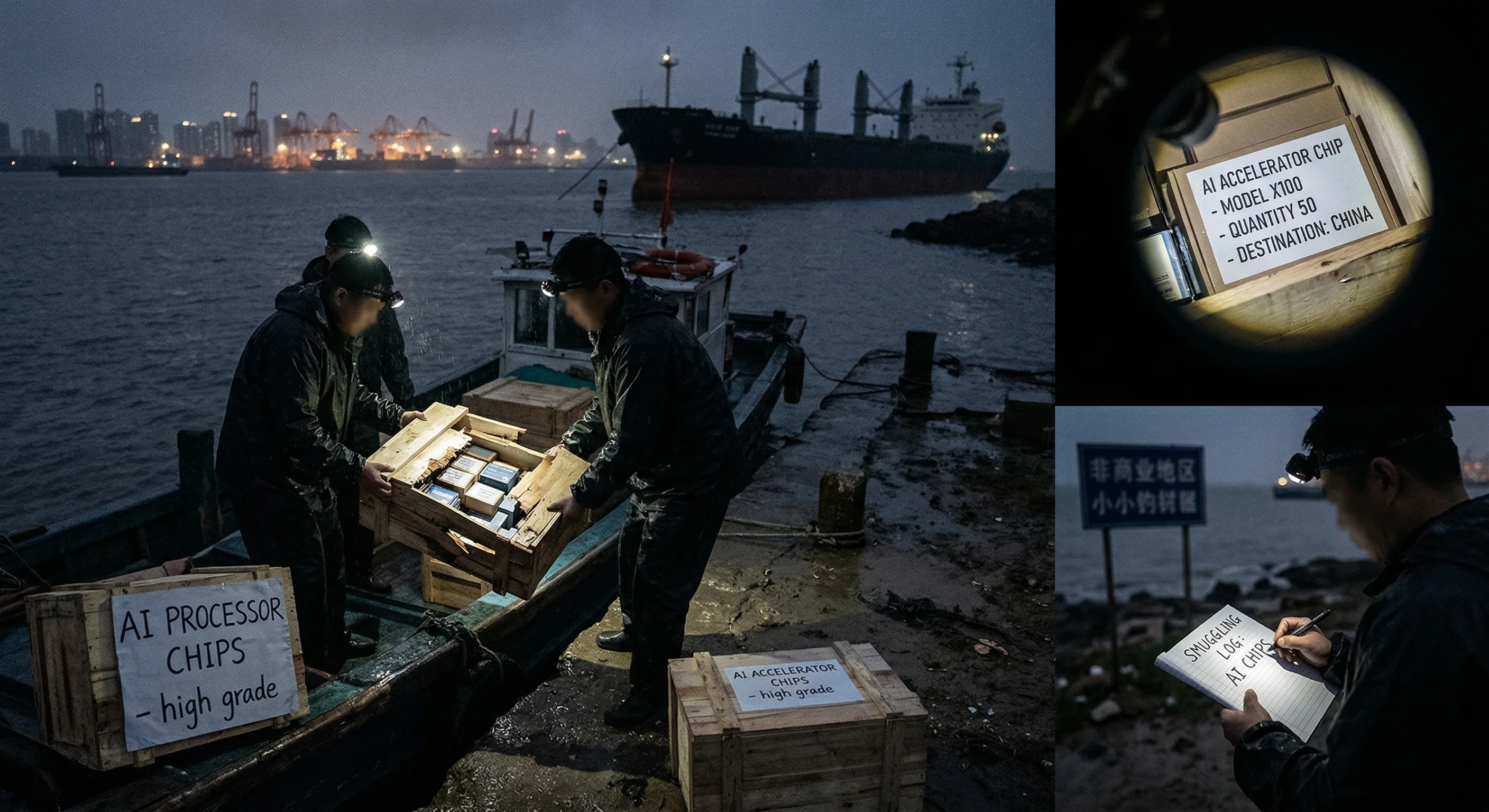 Detenidos por exportar chips de IA a China de forma ilegal