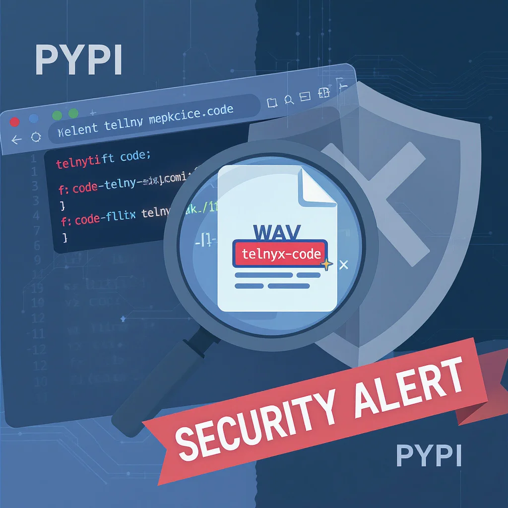 Malware en PyPI oculto en archivos de audio