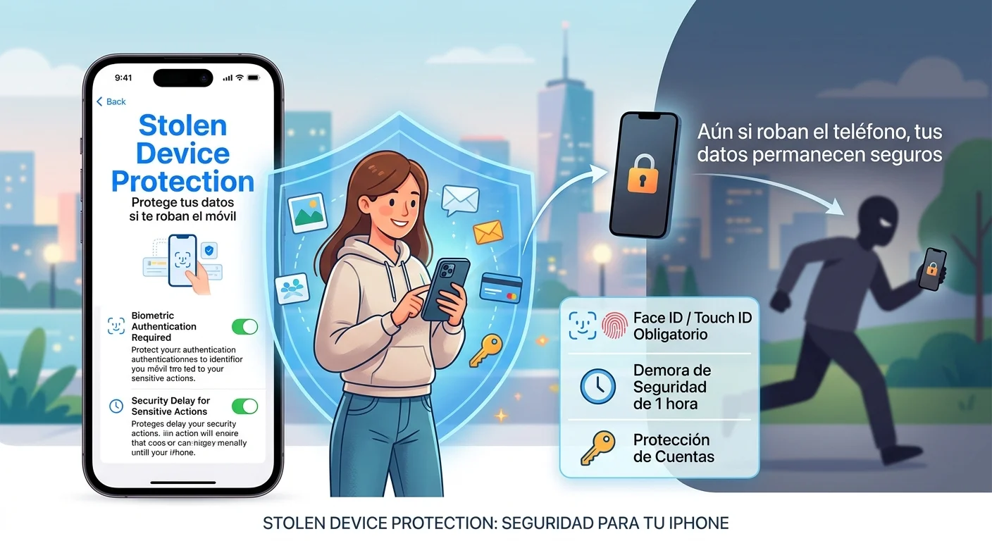 Qué es Stolen Device Protection y por qué activarla